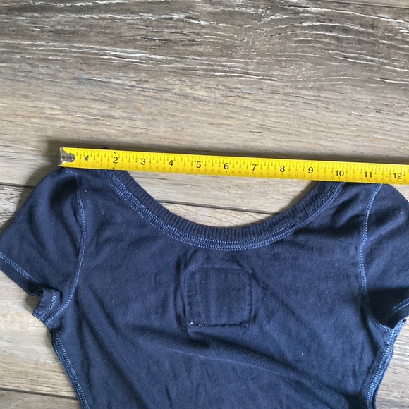 Abercrombie Kids Navy Blue Short Sleeve Top - Picture 7 of 7